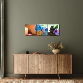 Obraz - Relaxačný masérsky obraz (s hodinami) (90x30 cm)