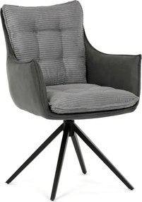 Jedálenská stolička sivá DCH-D1345 GREY2