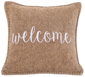 Hnedý dekoratívny vankúš Tiseco Home Studio Damian W, 45 x 45 cm