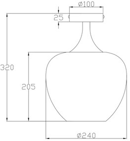 Globo 15548DK - Stropné svietidlo MAXY 1xE27/40W/230V biela/antracit