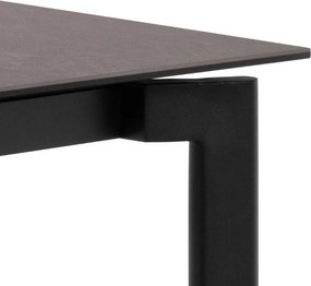 Rozkladací jedálenský stôl Palermo 180/240 cm čierny