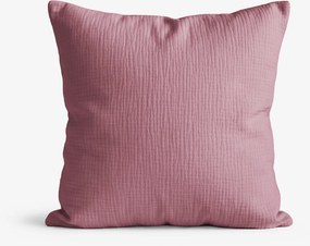 Goldea mušelínová obliečka na vankúš - pastelovo vínová 70 x 90 cm