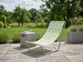 Skladacie plážové lehátko SAND LEMON, farebné