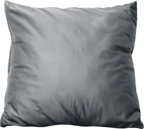 Polášek Povlak na vankúš z bavlneného saténu - Light grey | 40 x 40 cm