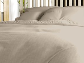Bavlnené obliečky s krepovou úpravou LUXERA sivohnedé hotelová kapsa II.akosť Rozmer obliečky: 70 x 90 cm | 140 x 200 cm