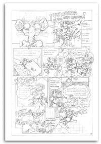 Gario Obraz na plátne Myší komiks - Saqman Rozmery: 40 x 60 cm