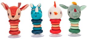 Lilliputiens - hojdacia hrkálka s prísavkou - sliepočka Paulette