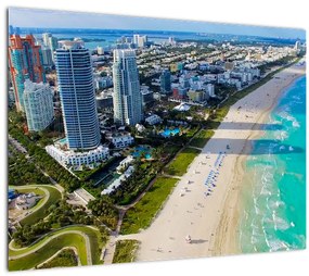 Sklenený obraz - Miami, Florida (70x50 cm)
