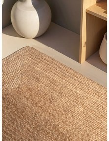 Obojstranný/ručne tkaný jutový koberec v prírodnej farbe 160x230 cm Sharmila Natural Brown – Hanse Home