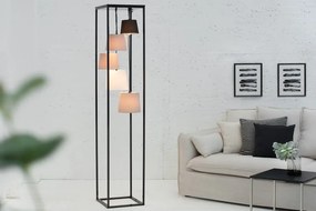 Stojacia lampa Levels 180cm čierna šedá