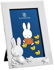 Kovový stojací rámček v striebornej farbe 7x10 cm Miffy – Zilverstad