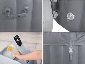 Vírivka Lay-Z-Spa SANTORINI PRO 7 LED hydromassage pre 5-7 osôb Bestway  6001T