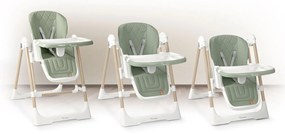 Detská stolička 3v1 Nukido Elite - zelená