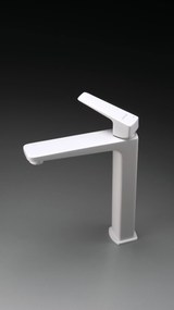 Deante Blur, vysoká umývadlová batéria h-290, biela matná, DEA-BQL_A20K