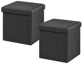 Livarno home Taburetka, sivá, 2 kusy  (800010906)