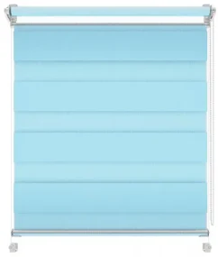 Gario Roleta Deň a noc Mini Standard Nebeská modrá Šírka: 82 cm, Výška: 150 cm