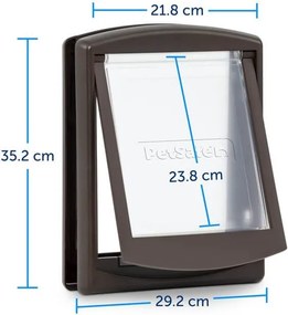 PetSafe Dvierka Staywell 755 Originál hnedé, veľkosť M