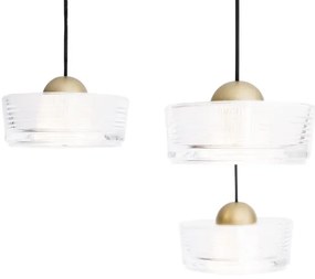 MAXLIGHT P0543 - LED Luster na lanku LIPARI LED/22W/230V pr. 35 cm číra