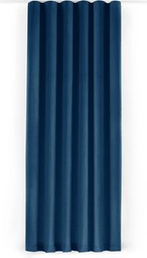Modrý zamatový dimout záves 265x250 cm Velto – Filumi