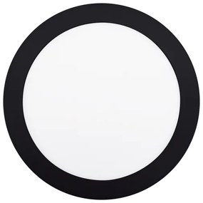 Solight WD172-B - LED Stropné svietidlo LED/18W/230V 3000/4000/6000K čierna okrúhly