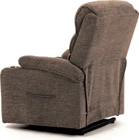 Polohovacie kreslo béžové, elektrické TV-S8348 CRM2