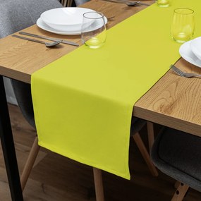 Biante Dekoračný behúň na stôl Rongo RG-026 Žltozelený 20x140 cm