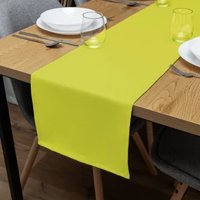Biante Dekoračný behúň na stôl Rongo RG-026 Žltozelený 45x180 cm