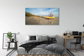 Obraz na akrylátovom skle Gdańsk beach lode sea 140x70 cm