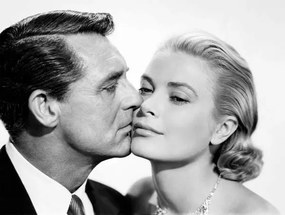 Fotografia Cary Grant And Grace Kelly, To Catch A Thief 1955 Directed By Alfred Hitchcock, (40 x 30 cm)