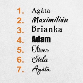 DUBLEZ | Vlastné meno na stenu z dreva