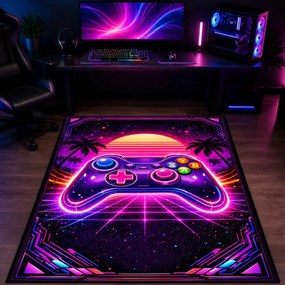 Protišmykový herný koberec Retro Pad