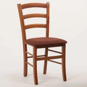 Stima stolička PAYSANE s čalúneným sedákom Vyberte odtieň ->: Rustikál, Vyberte látku ->: LUX Bronzová 11