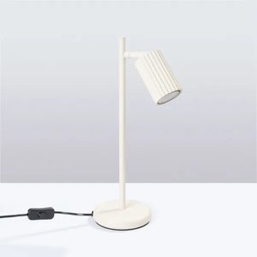 Sollux SL.1605 - Stolná lampa KARBON 1xGU10/10W/230V krémová