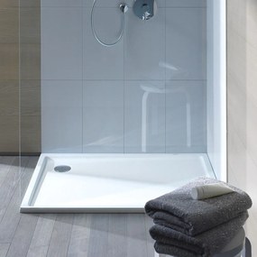DURAVIT Starck Slimline obdĺžniková sprchová vanička zo sanitárneho akrylátu, Antislip, 1500 x 750 x 55 mm, biela, 720128000000001