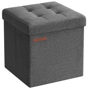 Taburet SULTAN 30x30 cm sivý