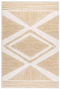 Obojstranný koberec Elle Decoration GEMINI Rhombus ochre