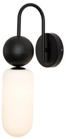 MAXLIGHT W0381 - Nástenná lampa ROMA 1xG9/12W/230V čierna