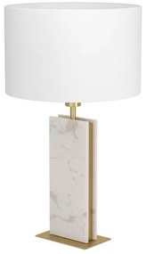 Eglo 390409 - Stolná lampa BELESAR 1xE27/40W/230V biela