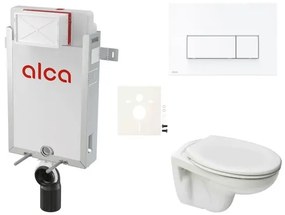 Cenovo zvýhodnený závesný WC set Alca na zamurovanie + WC S-Line S-line Pre SIKOAP7, 1 ks