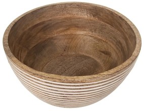 Drevená misa v prírodnej farbe ø 24 cm Mango - Orion