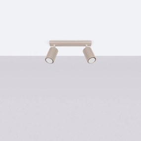 Taupe kovové bodové svietidlo 6,5x30 cm Gleam – Sollux