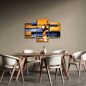 Obraz abstraktné maľby (90x60 cm)