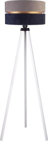 Duolla - Stojacia lampa DUO 1xE27/60W/230V pr. 44 cm šedá/modrá/biela
