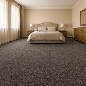 Ideal, Koberec metráž Metro 5202, na mieru, šíře 3m,4m, šedá, filc, chodba / predsieň