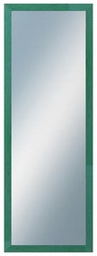 DANTIK - Zrkadlo v rámu, rozmer s rámom 50x140 cm z lišty RETRO zelená (2535)
