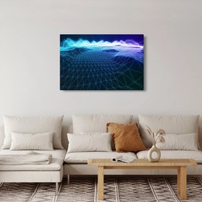 Obraz - Hory v počítačovom modeli (90x60 cm)