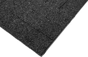 Gumová dlaždica ASLON Design 50 x 50 cm, čierna