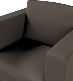 Poťah na kreslo Karlanda, krátky farba produktu hnedá látka zapletaná