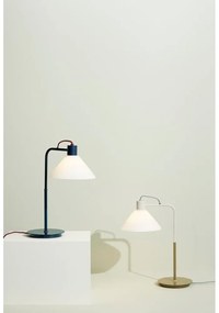 Stolová lampa v petrolejovej farbe so skleneným tienidlom (výška 44 cm) Spot – Hübsch