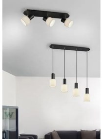 Trio - Bodové svietidlo WAILER 3xGU10/5W/230V čierna